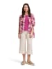 CARTOON Leinenbluse mit Kragen in Cream/Dark Pink
