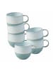 like. by Villeroy & Boch 6er Set Henkelbecher Perlemor Aqua 290 ml in blau