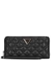 Guess Guilly II SLG Zip Around L - Geldbörse 12cc 20.5 cm (beige) in schwarz