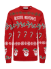 Only&Sons Strickpullover 'ONSXMAS REG 5' in rot