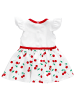 Baby Sweets 3tlg Set Kleid + Shorts + Mütze Lieblingsstücke Kleider in rot weiß