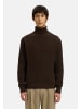 SELECTED HOMME Pullover 'Tom' in dunkelbraun