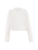 Swirly Damen Sweater in WOLLWEISS