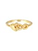 Elli Ring 925 Sterling Silber Herz, Infinity in Gold