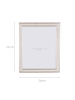 Home&Styling Collection Bilderrahmen, Holzoptik in Weiß in Weiß, (B) 16,1 x (H) 21,3 x (L) 1,3 cm