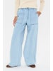 SAINT TROPEZ Casual Hose GwynnethSZ Gerade Passform in Light Blue Denim