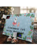 Mr. & Mrs. Panda Advents-Teekalender Otter Schwimmen mit Spruch in Eisblau