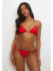 Moda Minx Bikini Hose Alicia Coin Tie Side in rot