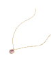 Amor Halskette Silber 925, rhodiniert in gold