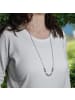 Steuer Modeschmuck Metall in Silbergrau