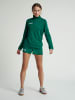 Hummel Hummel Halbreißverschluss Sweatshirt Core Poly Damen in EVERGREEN