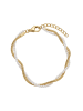 Amor Armband Edelstahl, IP gold in gold