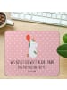 Mr. & Mrs. Panda Mousepad Einhorn Luftballon mit Spruch in Rot Pastell
