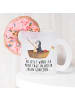 Mr. & Mrs. Panda Pott Pinguin Angelboot mit Spruch in Transparent