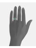 Diamant L'éternel Cluster-Ring aus 375 Weißgold mit Diamant mit Smaragd