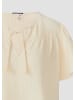 QS Bluse kurzarm in Beige