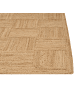 Beliani Geflochtener Teppich ESENTEPE in Beige - (W) 300 x (L) 400 cm