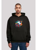 F4NT4STIC Ultra Heavy Hoodie Bunte Fußball Grafik in schwarz