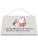 Mr. & Mrs. Panda Schild Pinguin mit Kind mit Spruch in Grau Pastell