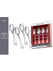 Ritzenhoff & Breker 4er Set Kaffeelöffel-Set Holly 14,2 cm in silber