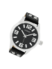 Oozoo Armbanduhr Oozoo Timepieces schwarz extra groß (ca. 46mm)