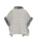 Usha Women Poncho in Wollweiss