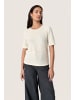 Soaked in Luxury T-shirt SLLupina Gerade Passform in Whisper White