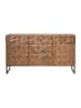 Giner y Colomer Sideboard aus Mangoholz und Bronze in Brown