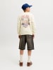 JACK & JONES Junior Sweatshirt in Antique White