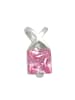 Gallay Anhänger 13x6mm Silber 925 in pink