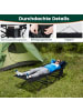 COSTWAY Feldbett klappbar Campingbett in Schwarz