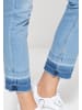 ATT Jeans ATT Jeans ATT JEANS Damen 5-Pocket Jeans mit offenen Saumkanten und vorderer Passenabtrennung Zoe in hellblau