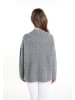 usha WHITE LABEL Damen Strick Cardigan in Grau Melange