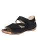 WALDLÄUFER Sandale in schwarz