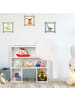 relaxdays Kinderregal "Elefant" in Weiß - (B)64,5 x (H)60,5 x (T)20,5 cm