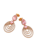 faina Women Drop Earrings in Rose Gold Pink