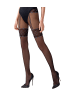 Passion Strumpfhose mit Straps Optik in nero