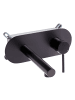 Beliani Wasserhähne CLAVIJO in Schwarz - (W) 26 x (H) 10 x (L) 20 cm