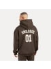 SMILODOX Hoodie Rayk in Braun