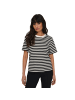 ONLY T-Shirt 1er Pack in Schwarz/Weiß