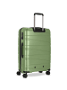 Redolz Essentials 10 3-SET 4 Rollen Kofferset 3-teilig green-metallic
