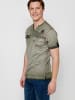 KOROSHI Kurzarm T-Shirt in khaki