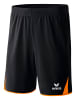 erima Herren Classic 5-C Shorts in schwarz/orange