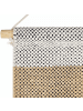Beliani Wandbehang HANGU in Beige/Schwarz - (W) 46 x (H) 114 x (L) 2 cm