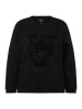 Ulla Popken Sweatshirt in schwarz