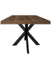 58 aufm Kessel ESSTISCH Elgin 2 175x80x100 Metall+Holzwerkstoff Schwarz/Zinneiche