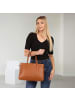 Florence Leder Handtasche Florence Tasche braun ca. 35cm