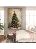 OnlyWow Leinwand Bilder Rostfarben
