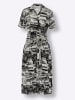 Heine Druck-Kleid in schwarz-weiß-bedruckt