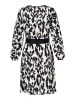 Cloud5ive Cloud5ive Longsleeve Dress with belt in black/beige